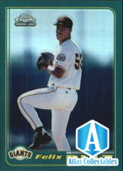2001 (GIANTS) Topps Chrome Traded Retrofractors #T220 Felix Diaz